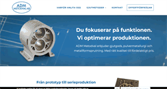 Desktop Screenshot of adm.se